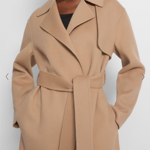 NWT Theory Cashmere Wrap Coat - Picture 4 of 7